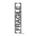  Fragile Пластиковый трафарет Cadence STMU81