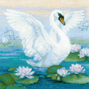 Белая лебедь Набор для вышивания Риолис