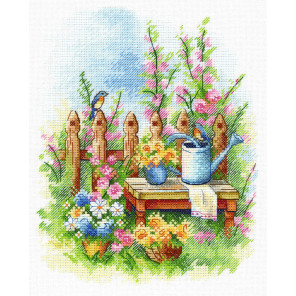  Цветущий сад Набор для вышивания МП Студия А-067