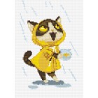 Котёнок на прогулке Алмазная вышивка мозаика Гранни | Алмазная вышивка купить