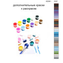 Дополнительные краски для раскраски 40х50 см AAAA-NK497