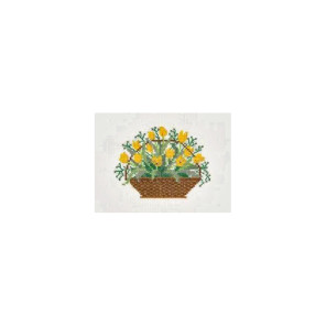 Тюльпаны в корзине Набор для вышивания Haandarbejdets Fremme 30-6323