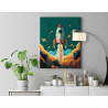 Летящая ракета Космос Планеты Небо Шаттл Для детей Детская Для мальчиков 75х100 Раскраска картина по номерам на холсте