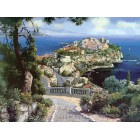 627-AB Княжеский дворец в Монако Раскраска картина по номерам акриловыми красками на холсте Белоснежка
