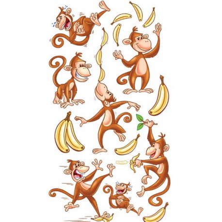 Танцующие обезьянки Стикеры для скрапбукинга, кардмейкинга Ek Success
