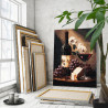 Натюрморт с вином и виноградом Еда Для Кухни Италия Интерьерная 80х100 Раскраска картина по номерам на холсте