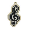  Скрипичный ключ Алмазная мозаика подвеска Гранни Wood Wp0384