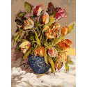 Букет тюльпанов Раскраска картина по номерам на холсте Menglei