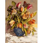 Букет тюльпанов Раскраска картина по номерам акриловыми красками на холсте Menglei