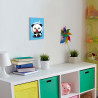 4 Панда с арбузом Животные Еда Детская Для детей Для мальчиков Для девочек Маленькая Легкая Раскраска картина по номерам на холс