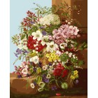 Свежие цветы Раскраска картина по номерам на холсте Белоснежка
