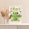 3 Глазастая лягушка Коллекция Cute animals Животные Смешные Для детей Детские Для девочек Для мальчиков Раскраска картина по ном