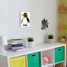 4 Королевский пингвин Животные Для детей Детская Для мальчиков Для девочек Маленькая Легкая Раскраска картина по номерам на холс