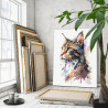 3 Портрет кота мейн-куна Животные Кошки Коты 80х100 Раскраска картина по номерам на холсте