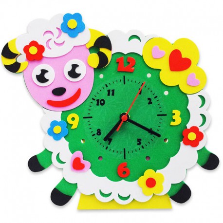 Овечка часы Набор для творчества из фоамирана Color Kit