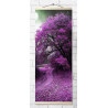  Фиолетовый лес Панно Раскраска картина по номерам на цветном холсте Molly KM1113