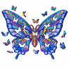  Очаровательная бабочка (M) Деревянные 3D пазлы Woodbests 6171-WP