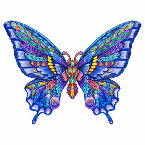  Очаровательная бабочка (XL) Деревянные 3D пазлы Woodbests 6173-WP