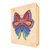  Разноцветная бабочка (M) Деревянные 3D пазлы Woodbests 6176-WP