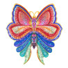  Разноцветная бабочка (L) Деревянные 3D пазлы Woodbests 6177-WP