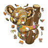  Милая коала (L) Деревянные 3D пазлы Woodbests 6222-WP