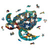  Морская черепаха (S) Деревянные 3D пазлы Woodbests 6230-WP