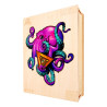  Фиолетовый осьминог (M) Деревянные 3D пазлы Woodbests 6236-WP