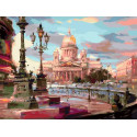  Площади Санкт-Петербурга Раскраска картина по номерам на холсте Белоснежка 1104-AS