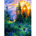  В лесной чаще Раскраска картина по номерам на холсте Белоснежка 1123-AS