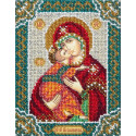 Богородица Владимирская Набор для вышивки бисером Паутинка