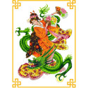  Танец с драконом Канва с рисунком для вышивания Каролинка КК 209