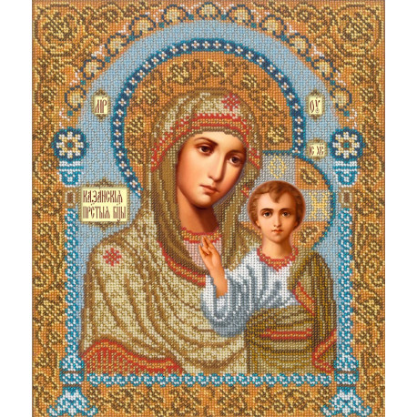  Богородица Казанская Набор для вышивки бисером Русская искусница 513