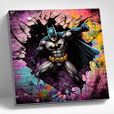  Бэтмен Раскраска картина по номерам на холсте Molly KH1194