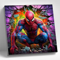  Человек-паук Раскраска картина по номерам на холсте Molly KH1196
