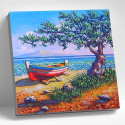  Морской пейзаж Раскраска картина по номерам на холсте Molly KH1208