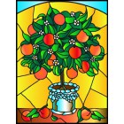 Апельсиновое дерево Набор с рамкой для создания картины-витража Color Kit