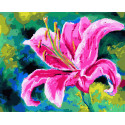  Цветок на ветру Раскраска картина по номерам на холсте ZX 24301