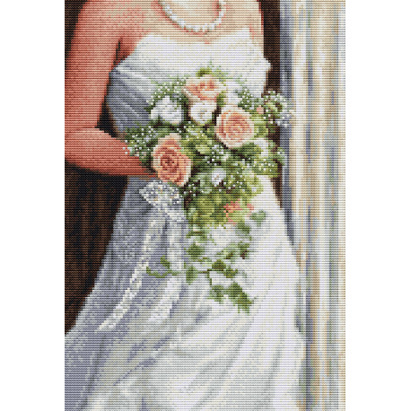  Невеста Набор для вышивания Luca-S BU5023
