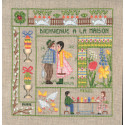 April (Апрель) Набор для вышивания Le Bonheur des Dames 7704