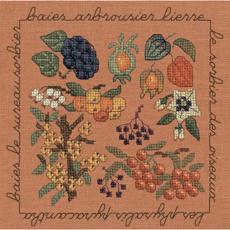  Autumn Flowers (Осенние цветы) Набор для вышивания Le Bonheur des Dames 2283