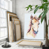 3 Портрет жеребенка Животные Лошади Кони Для детей Детская 80х100 Раскраска картина по номерам на холсте
