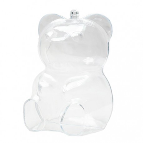 Медведь Фигурка разъемная из пластика для декорирования