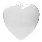 Сердце Фигурка разъемная из пластика для декорирования