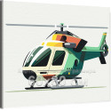 Вертолет горных спасателей Для детей Детские Для мальчиков Для мужчин Легкая 60х80 Раскраска картина по номерам на холсте