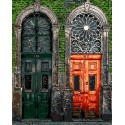 Старинные двери Раскраска картина по номерам на холсте
