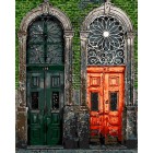 Старинные двери Раскраска картина по номерам на холсте