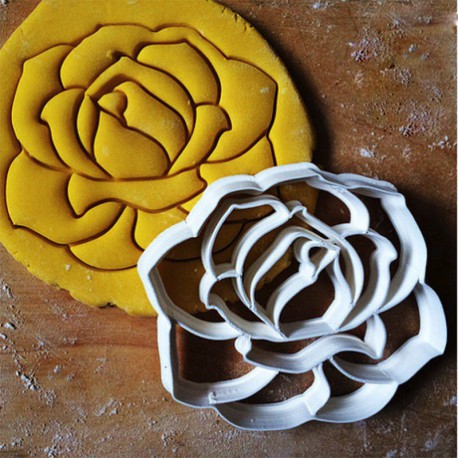 Роза со штампом Форма для вырезания печенья и пряников