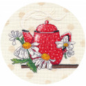  Чайная миниатюра-3 Набор для вышивания Овен 1588