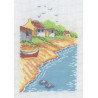  Пляжный домик Набор для вышивания Permin 13-3159