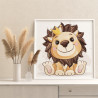3 Веселый король лев Коллекция Cute animals Животные Для детей Детские Для малышей Для девочек Для мальчиков Раскраска картина п